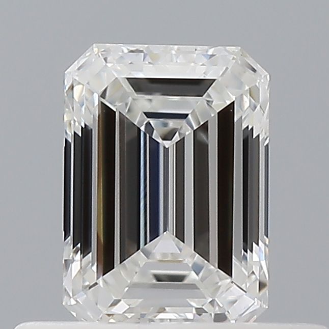 0.51ct Emerald F IF Natural Diamond
