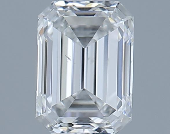 0.73ct Emerald F SI1 Natural Diamond