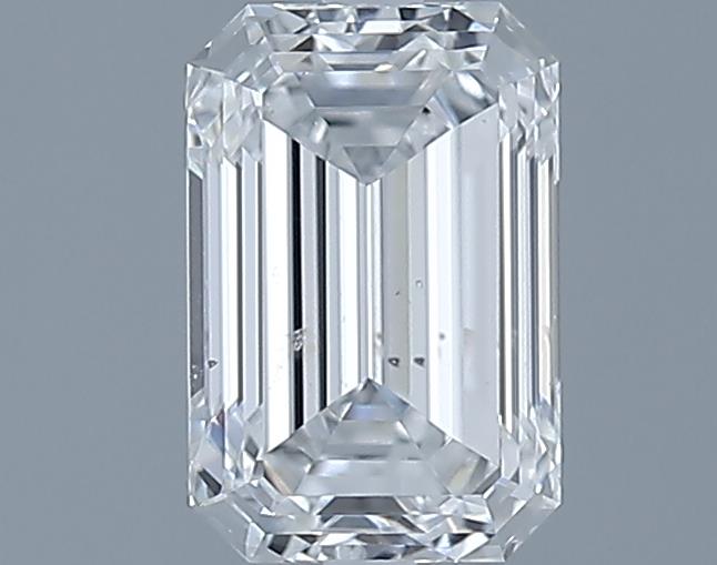 0.71ct Emerald E SI2 Natural Diamond