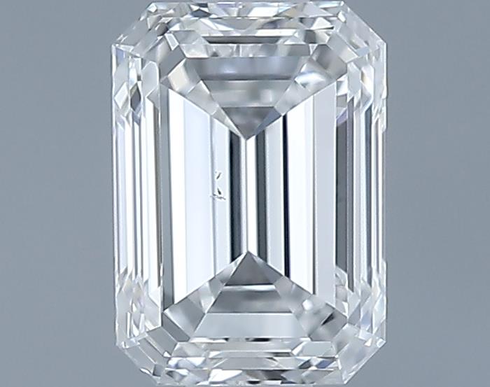 0.7ct Emerald F VS2 Natural Diamond