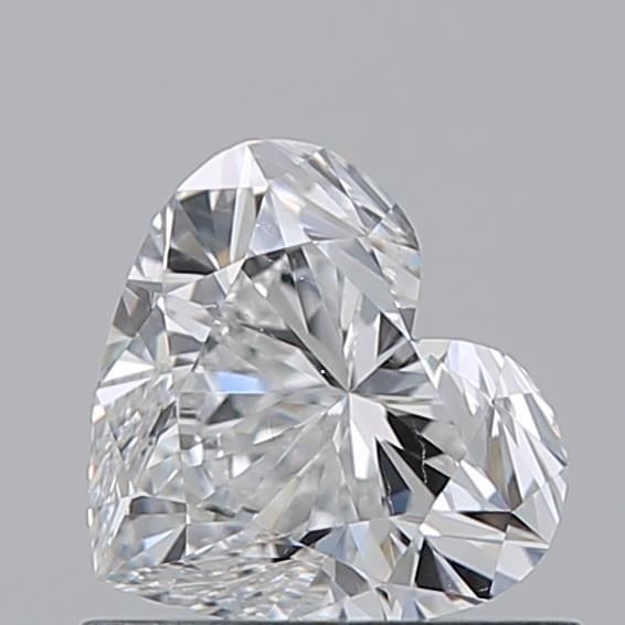 0.74ct Heart F SI1 Natural Diamond