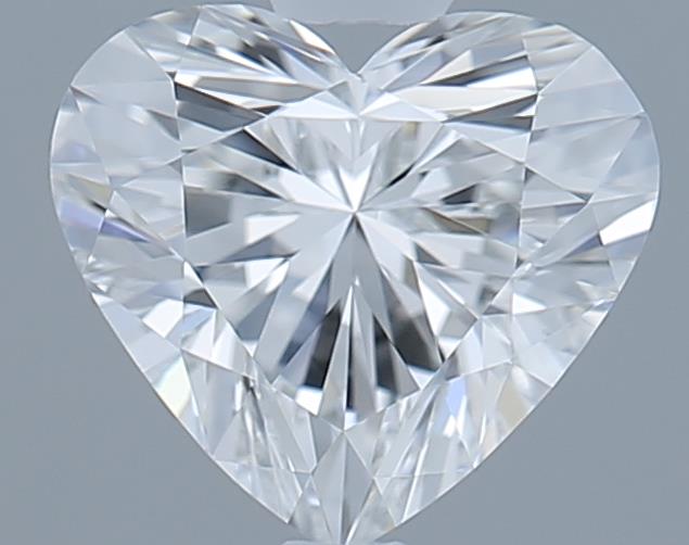 0.53ct Heart F VVS1 Natural Diamond