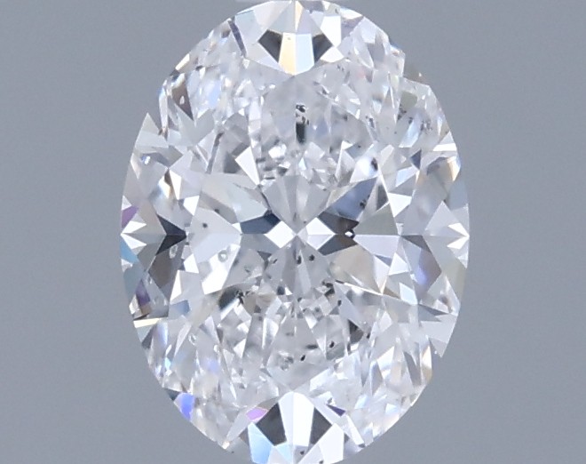 0.71ct Oval D SI1 Natural Diamond