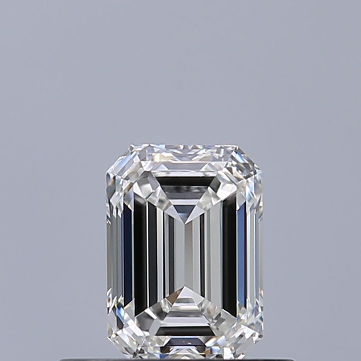 0.51ct Emerald F IF Natural Diamond