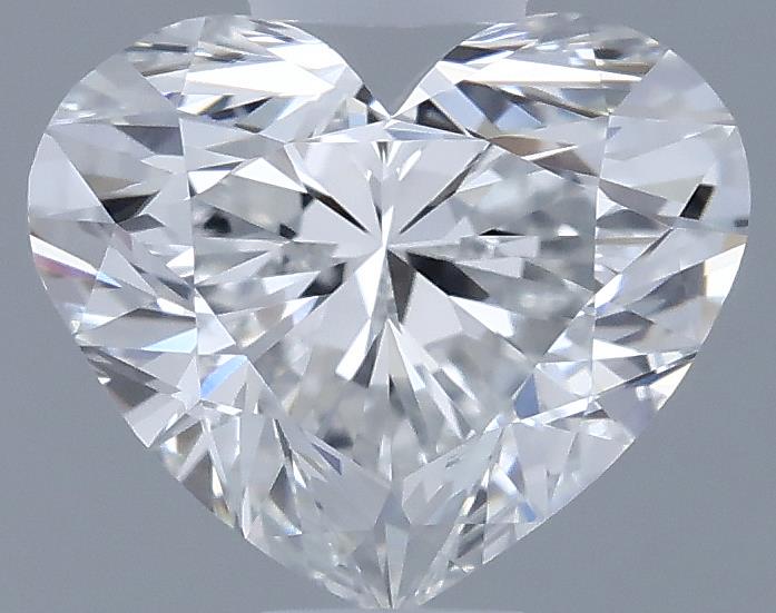 0.9ct Heart F VVS2 Natural Diamond