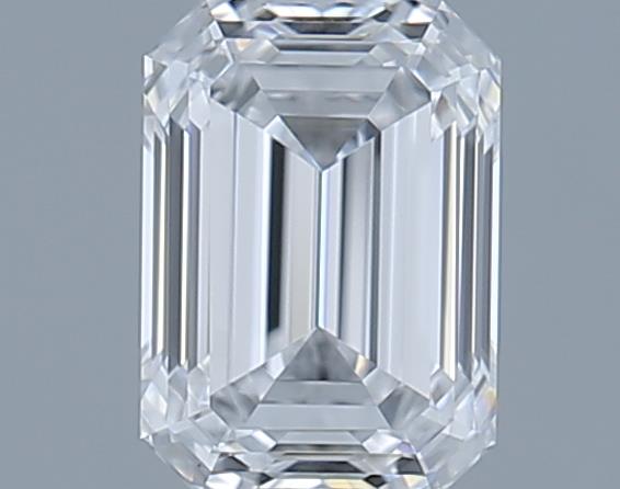 0.74ct Emerald D VVS2 Natural Diamond