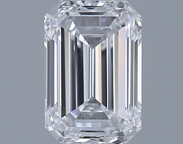 0.53ct Emerald D VVS1 Natural Diamond