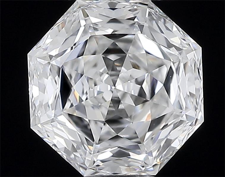 0.72ct Octagonal E VVS2 Natural Diamond