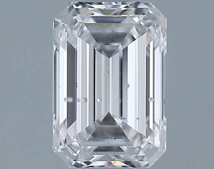 0.72ct Emerald F SI2 Natural Diamond