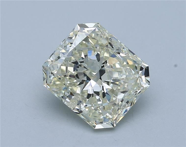 5.37ct Radiant L SI2 Natural Diamond