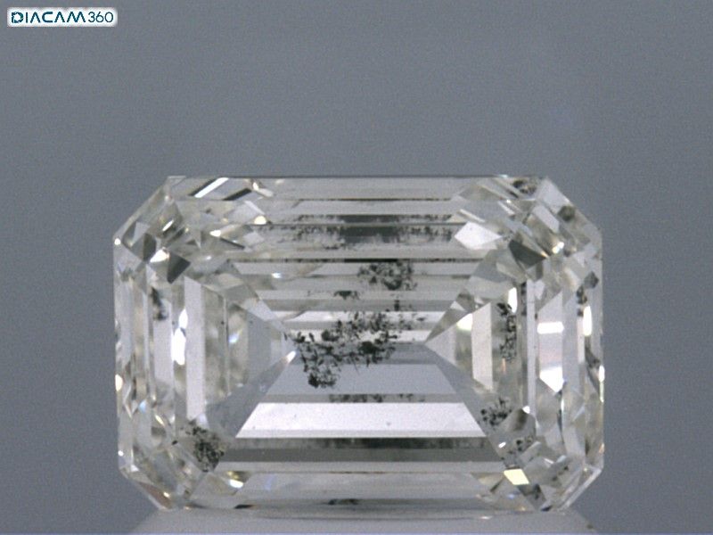 1.11ct Emerald I SI2 Natural Diamond
