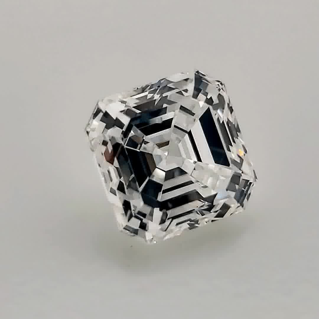 2.06ct Asscher G VS1 Natural Diamond