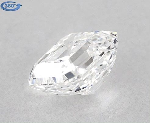 1.04ct Asscher D VS2 Natural Diamond