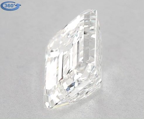 1.51ct Emerald F VS1 Natural Diamond