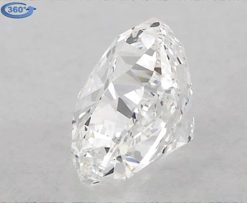 0.91ct Cushion F VVS2 Natural Diamond