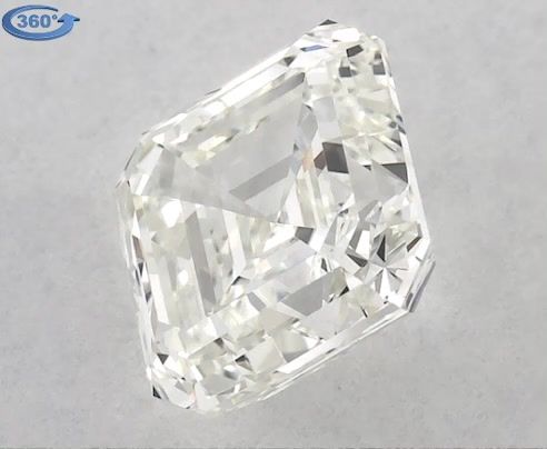 0.91ct Asscher K VVS2 Natural Diamond