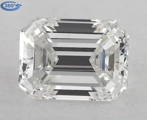 0.9ct Emerald G VS1 Natural Diamond