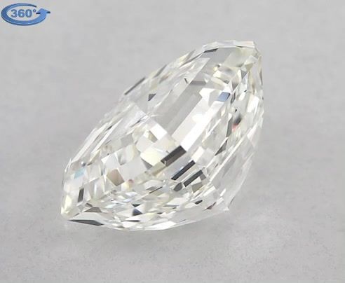 1.3ct Asscher J VVS2 Natural Diamond