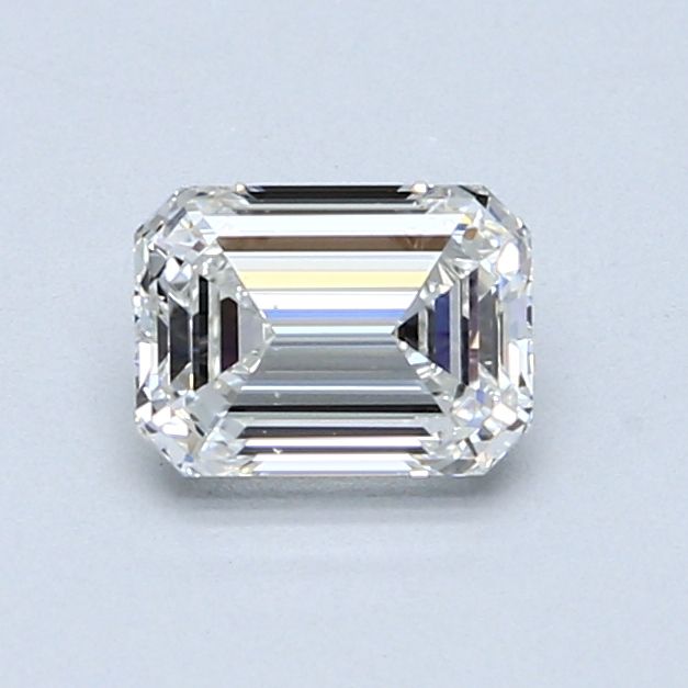 0.84ct Emerald F SI1 Natural Diamond