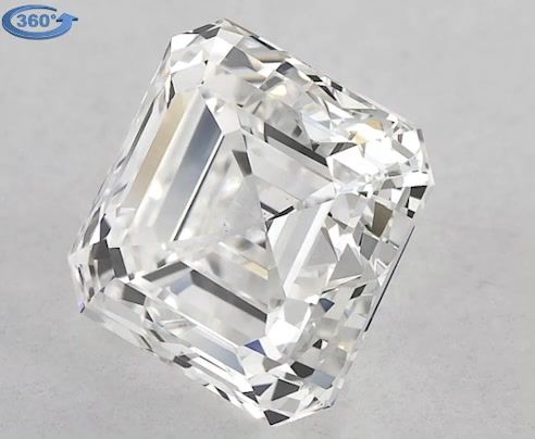 1.2ct Asscher F VS2 Natural Diamond
