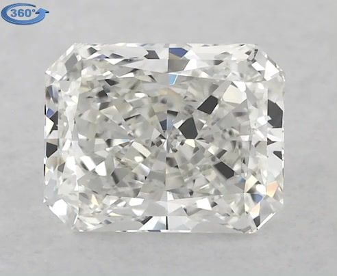 1.05ct Radiant H VS2 Natural Diamond