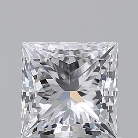 0.82ct Princess E VS2 Natural Diamond