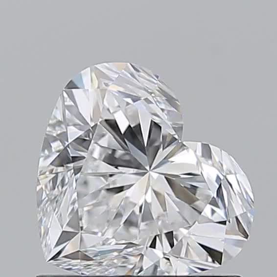 1.01ct Heart D VVS2 Natural Diamond
