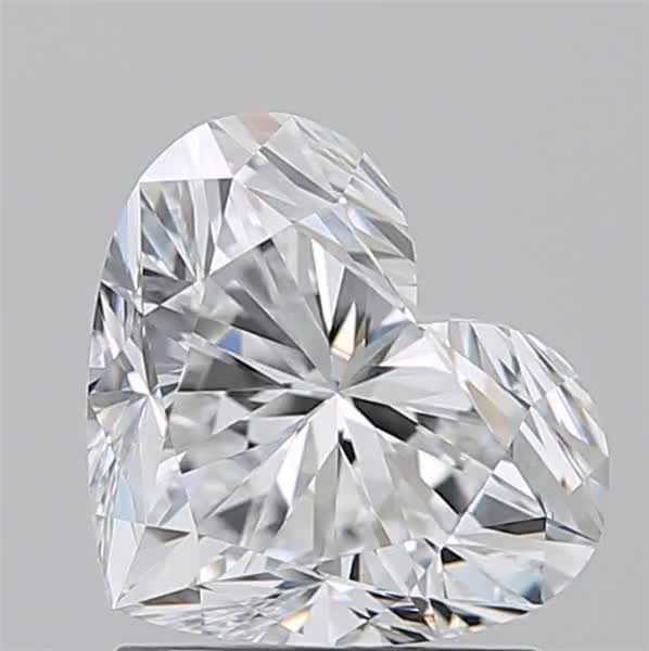 1.7ct Heart D VVS2 Natural Diamond