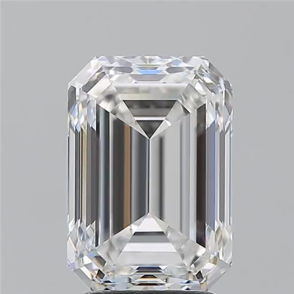 3.01ct Emerald F VVS2 Natural Diamond