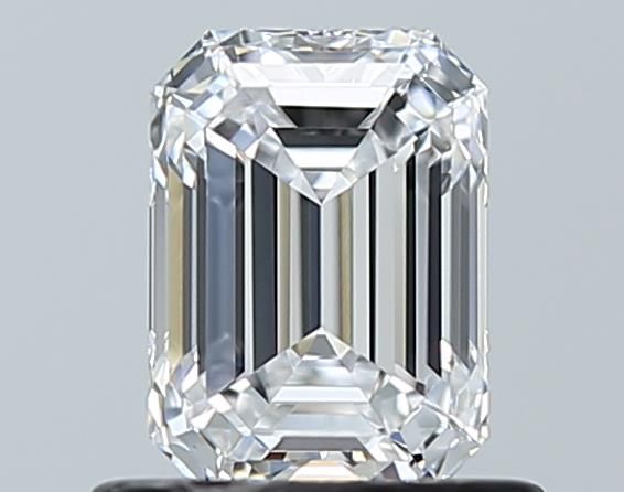 0.8ct Emerald D VVS2 Natural Diamond