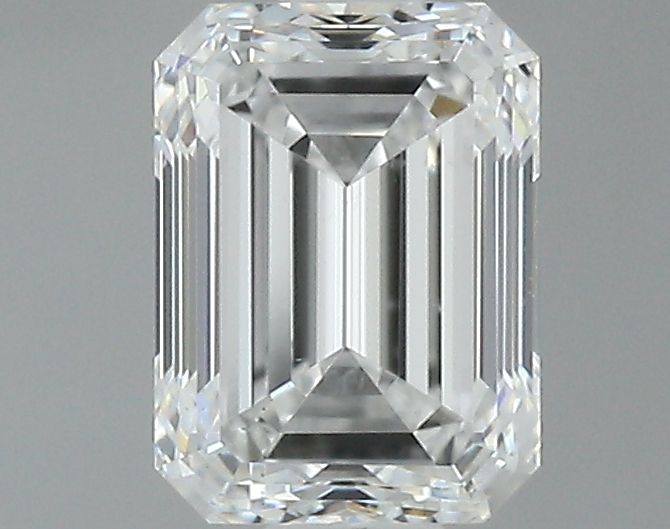 0.72ct Emerald E SI1 Natural Diamond