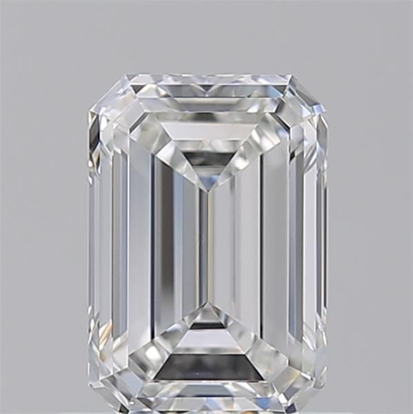 0.9ct Emerald F VVS2 Natural Diamond