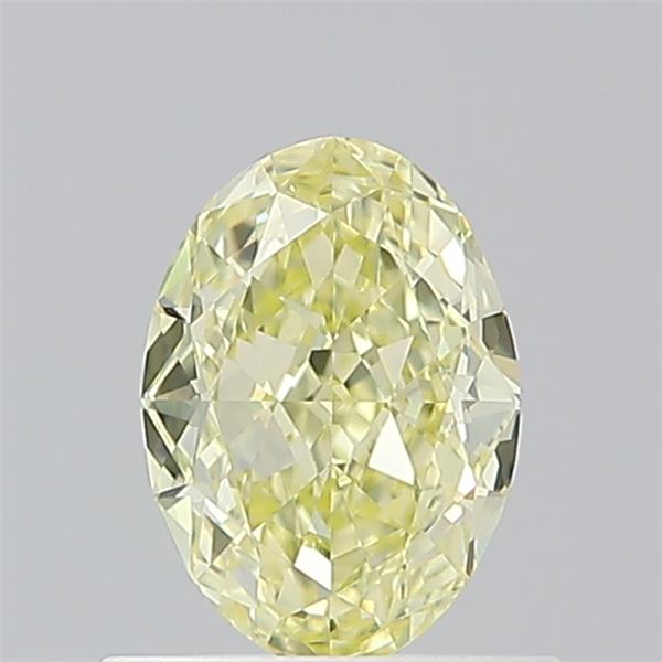 0.7ct Fancy Yellow Oval Natural Diamond