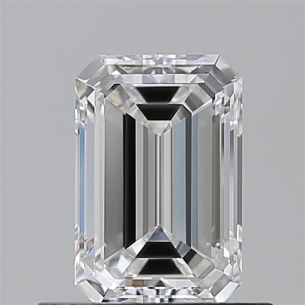 0.7ct Emerald F SI1 Natural Diamond
