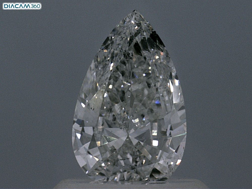 0.61ct Pear F SI2 Natural Diamond