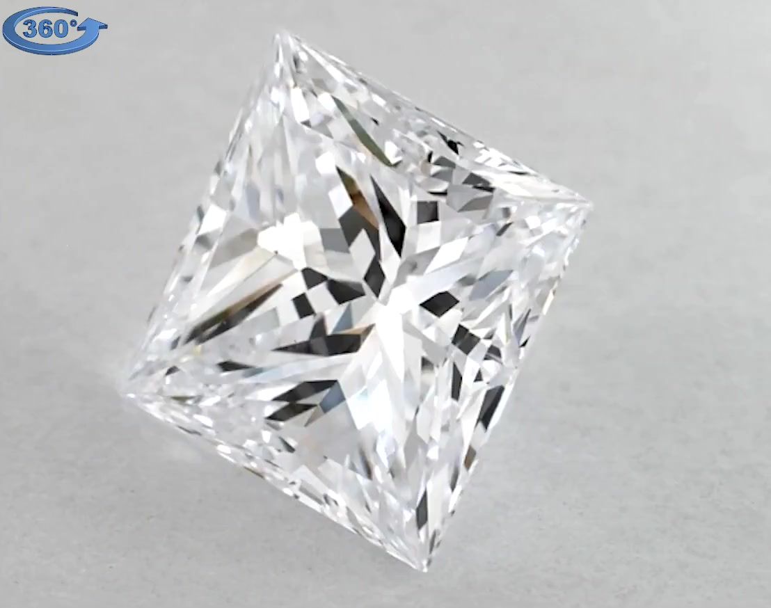 1.51ct Princess F VS1 Natural Diamond