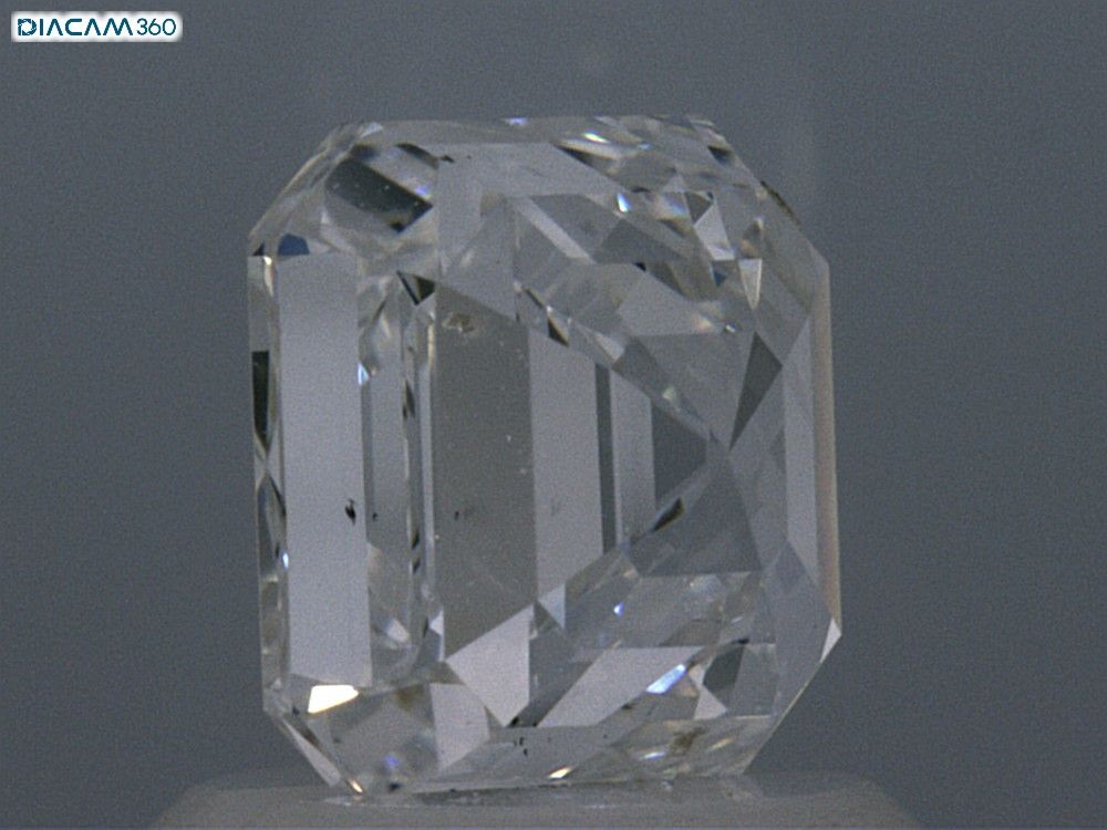 1.5ct Asscher F SI1 Natural Diamond