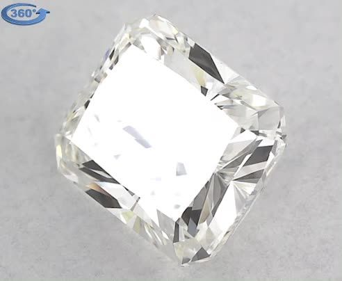 0.9ct Radiant J VS1 Natural Diamond