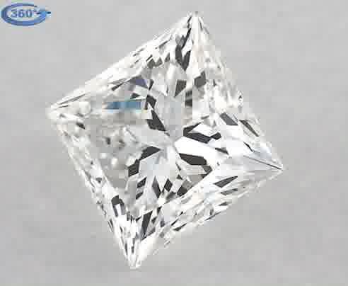 1.06ct Princess G VVS2 Natural Diamond