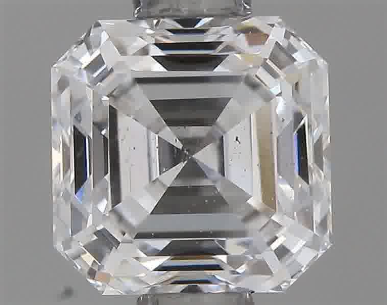 0.81ct Asscher D SI1 Natural Diamond