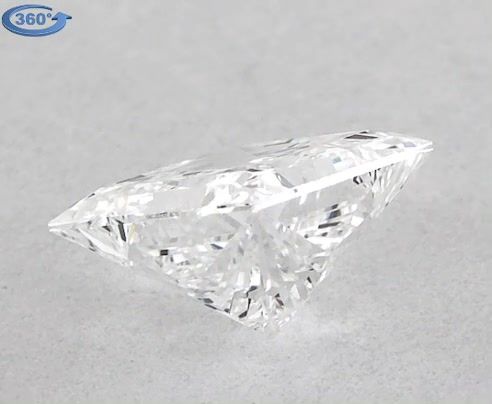0.58ct Princess E VS2 Natural Diamond