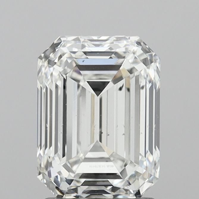 2ct Emerald F SI1 Natural Diamond
