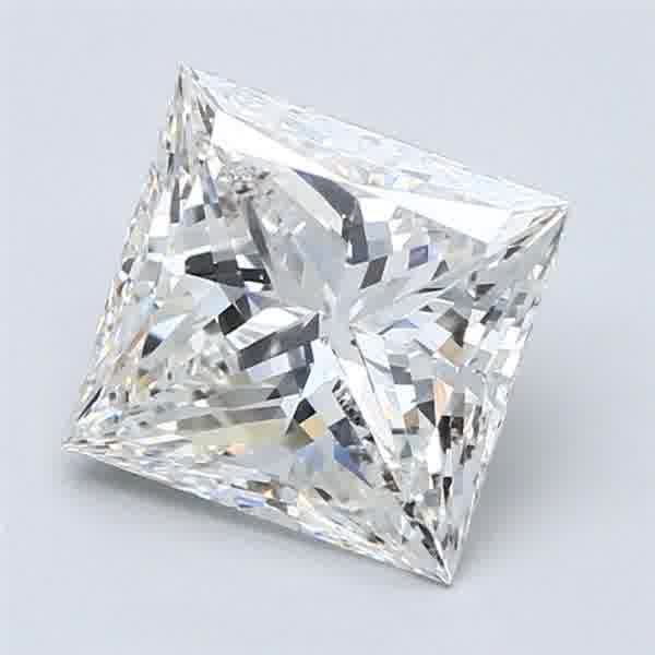 3.02ct Princess G SI2 Natural Diamond