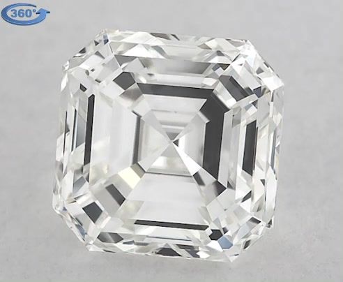 1.1ct Asscher I VS1 Natural Diamond