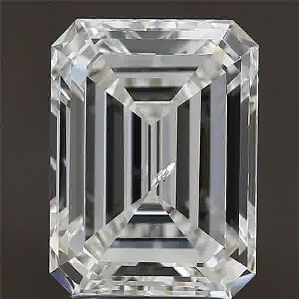 3.02ct Emerald H SI2 Natural Diamond