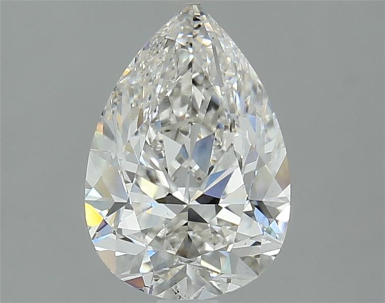 2ct Pear H SI1 Natural Diamond