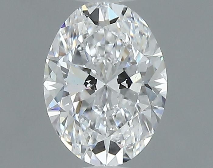 0.61ct Oval D SI1 Natural Diamond