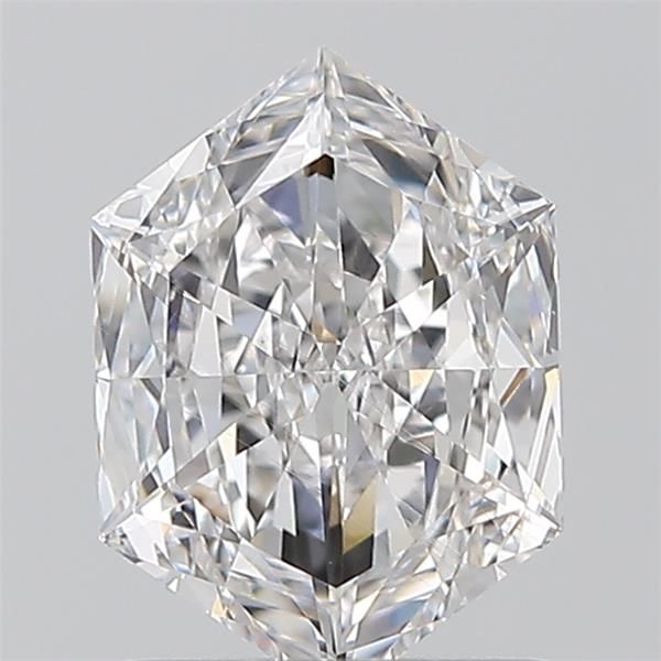 0.91ct Hexagonal E VS2 Natural Diamond