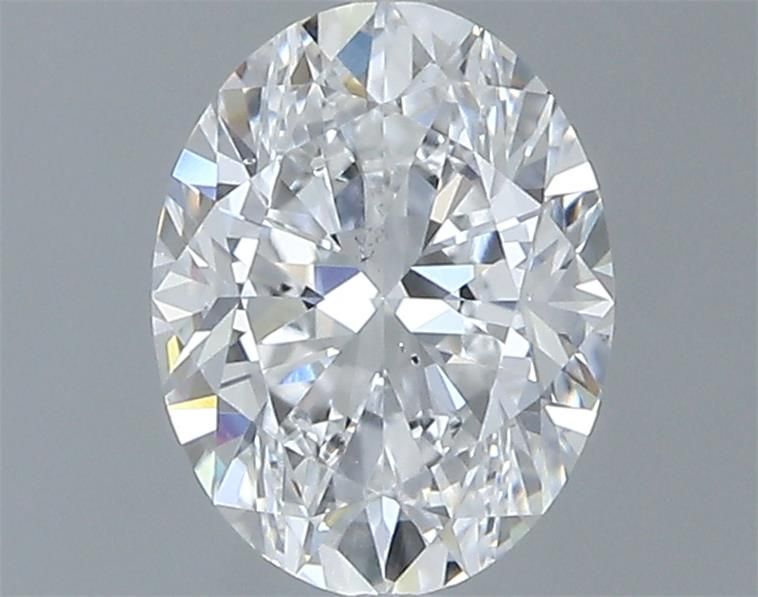0.7ct Oval D SI1 Natural Diamond
