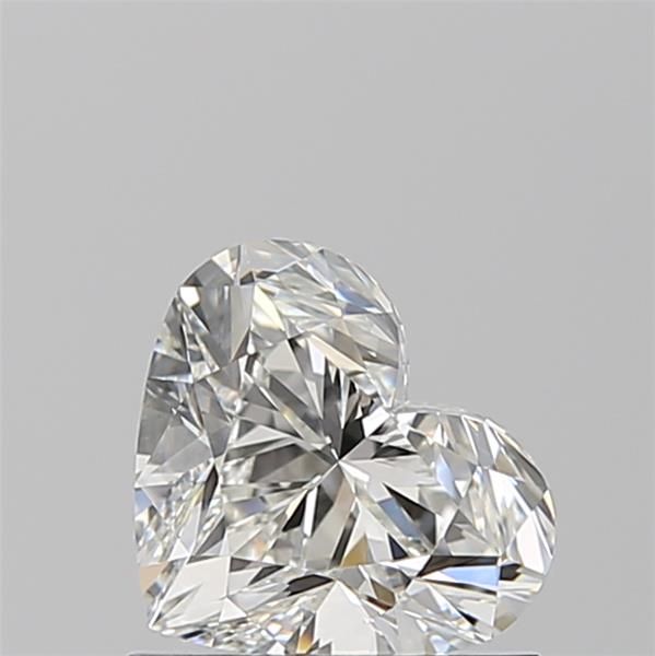 0.91ct Heart H VS1 Natural Diamond